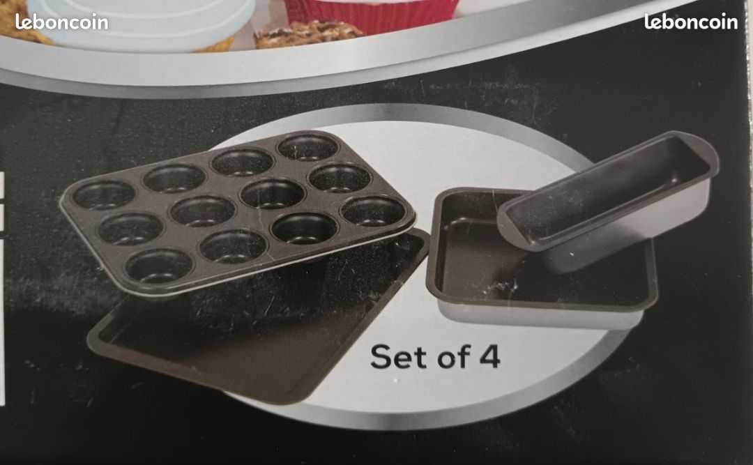 Lot 4 moules pâtisserie (image 2)