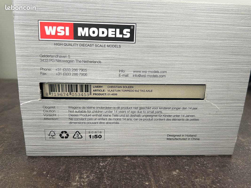 WSI 1/50 Scania T Topline Vlastuin Christian Soleen (image 8)