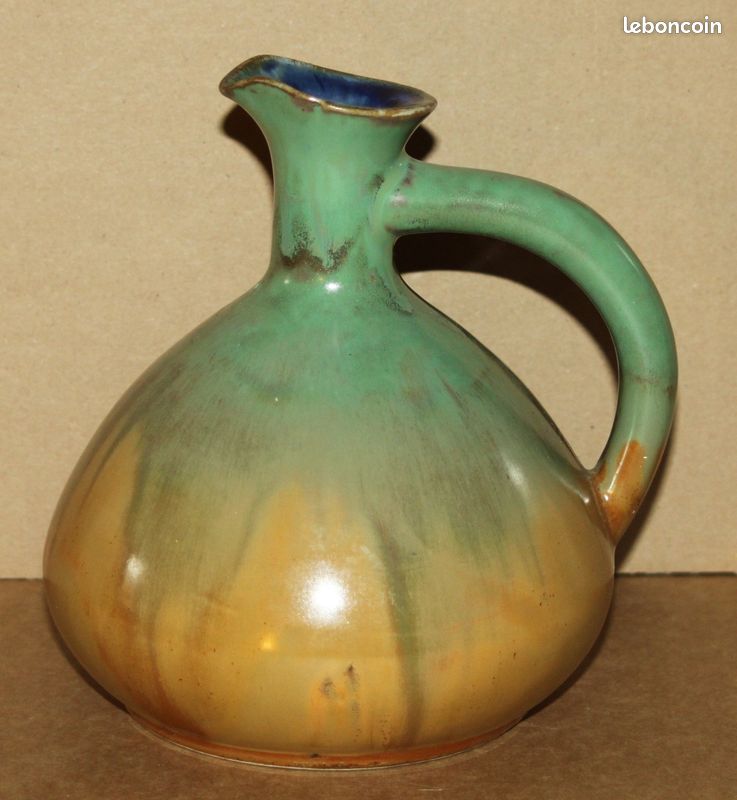 Ancien vase en grés flammée (image 1)