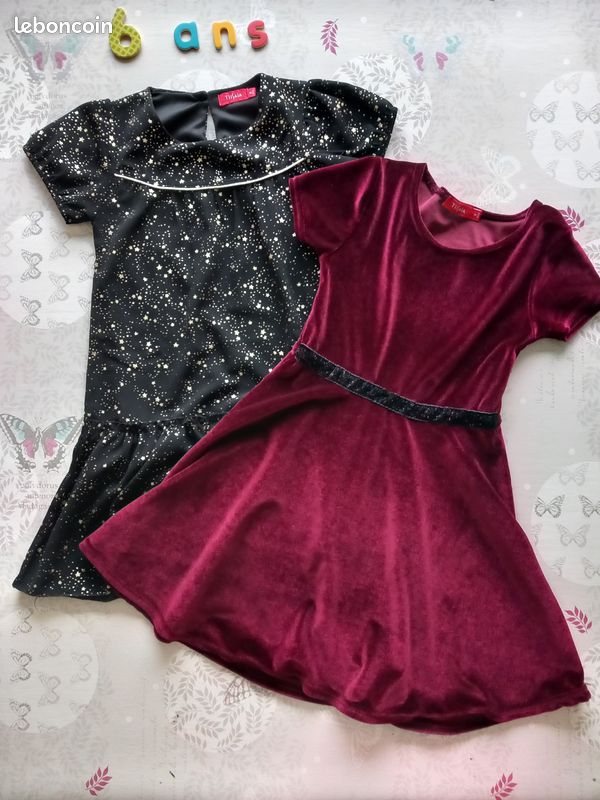 Lot de 2 robes automne/hiver Tissaia 6 ans (image 1)