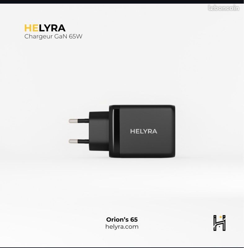 Chargeur Rapide USB-C 65W 4 Ports - Universel Pour IPhone, Samsung, Xiaomi Et Plus