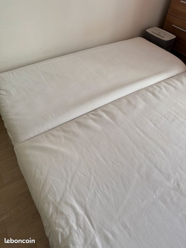 Canapé ikea convertible clic clac blanc 160x200 cm (image 4)