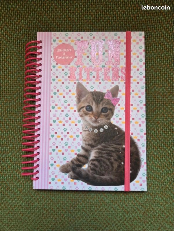 Carnet à spirales rose - Oberthur (image 1)