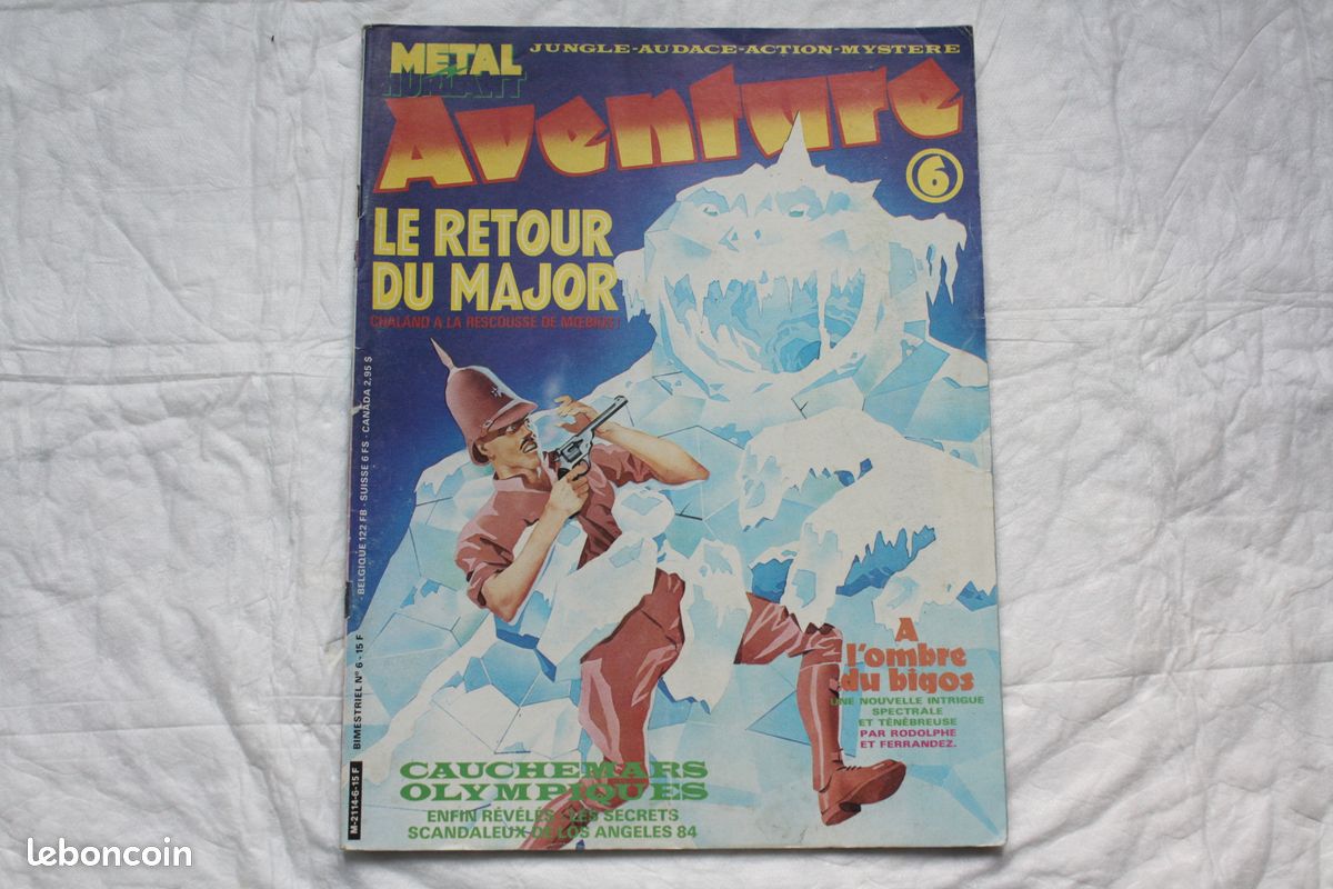BD Métal Hurlant Aventure n°6 juillet 1984 (image 1)