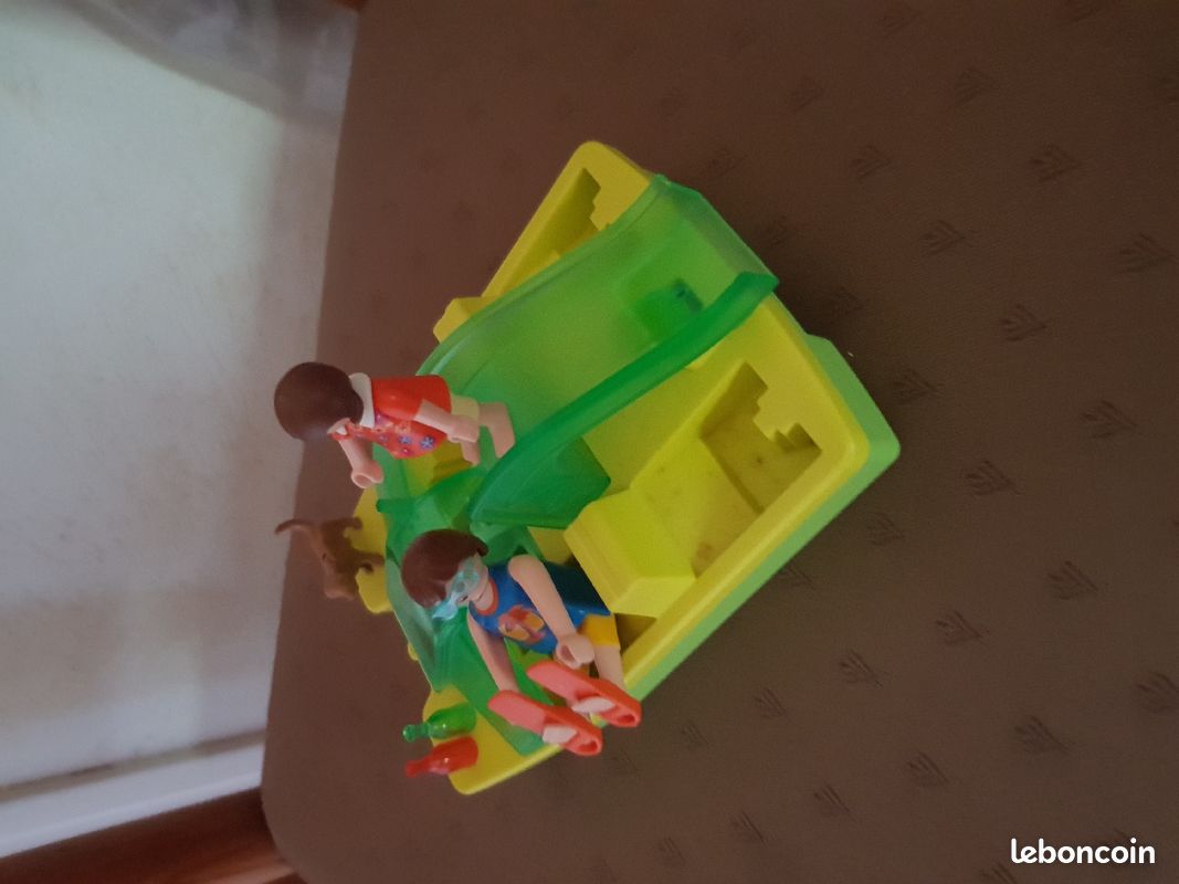 Playmobil plage, pédalo hélicoptère (image 8)