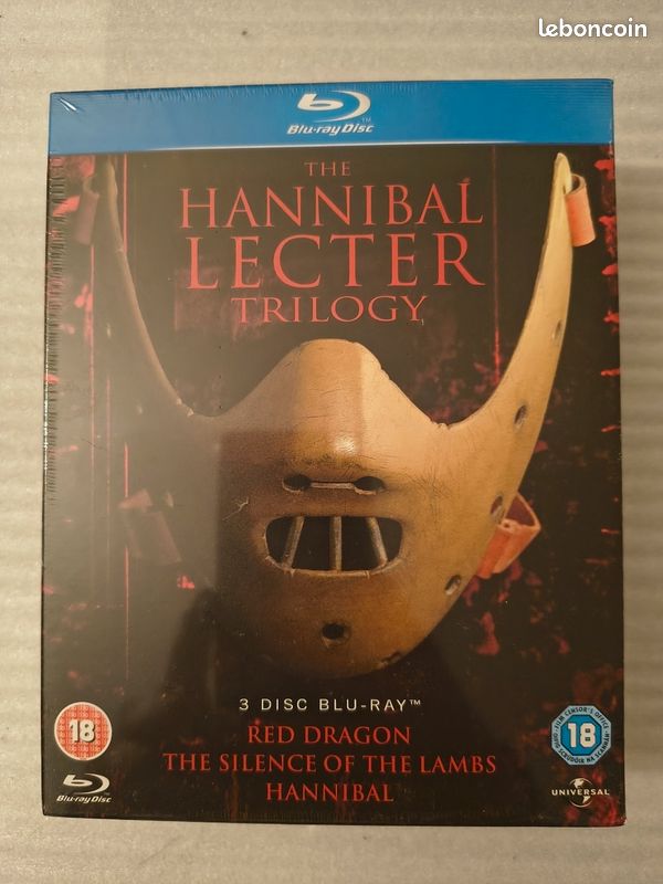 Coffret blu-ray import UK intégral Hannibal lecter (image 1)