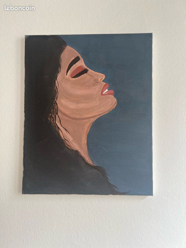 Tableau portrait femme (image 1)