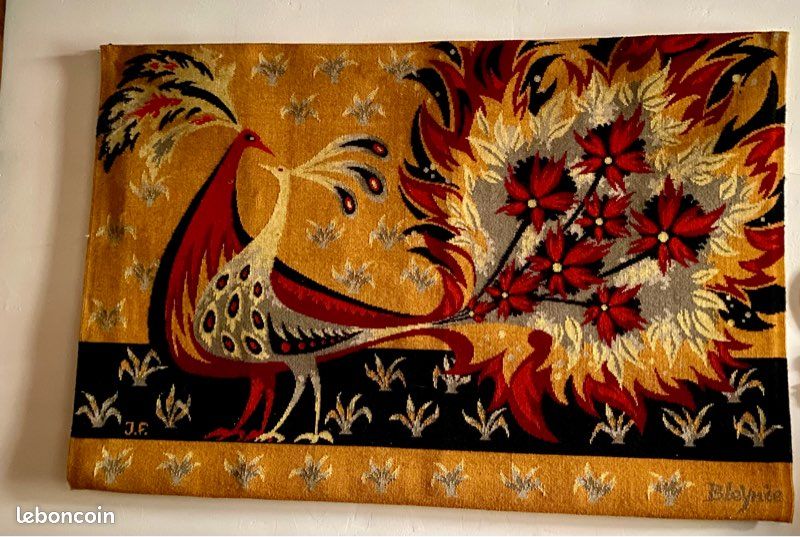 Tapisserie d’Aubusson Bouquet d’oiseaux (image 7)