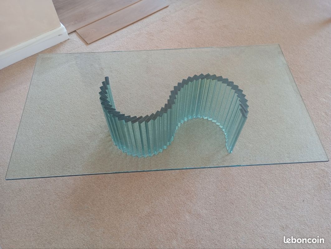 Table basse en verre Roche Bobois (image 2)
