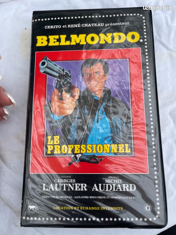 Cassette film Le Professionnel de Belmondo édition René Chateau (image 1)
