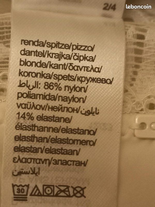 Calvin Klein culotte string en dentelle taille M neuve avec étiquette (image 10)