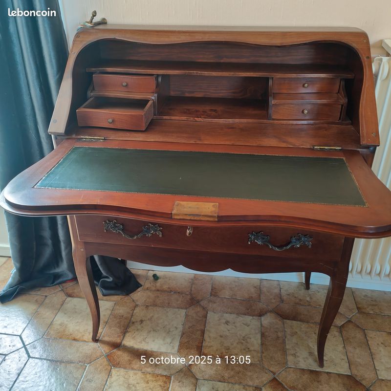 Secrétaire à pente style Louis XV 18ème (image 3)