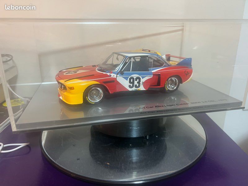 BMW 30CSL 1975 Alexander Calder – Miniature 1/18, Voiture De Collection GT
