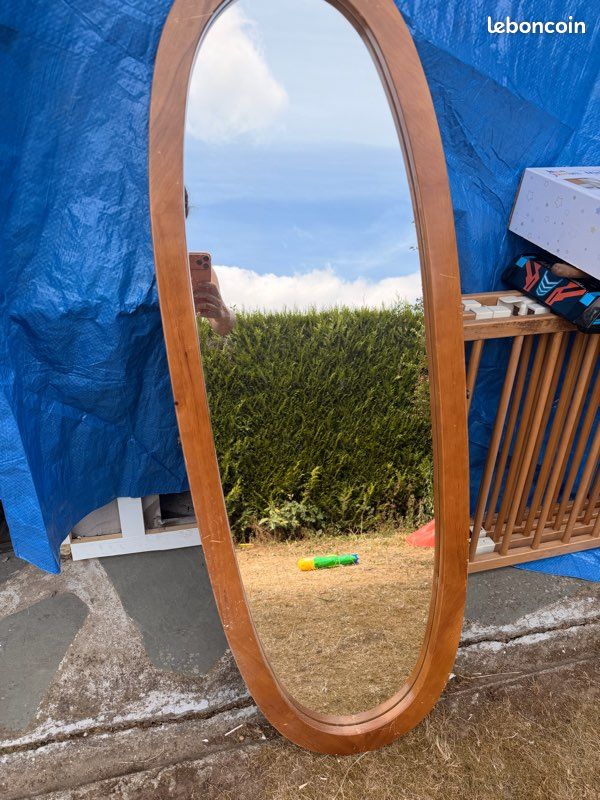 Miroir ovale vintage (image 1)