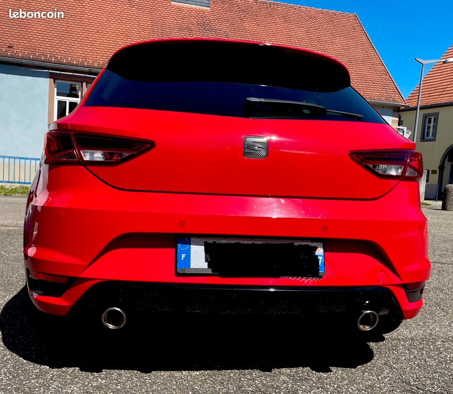 SEAT LEON 1.8 180cv FR DSG-Pack Aérodynamique - Radars AR-Clim auto-Sièges full cuir chauffant-Full LED-Régulateur-Navi-S&S (image 5)