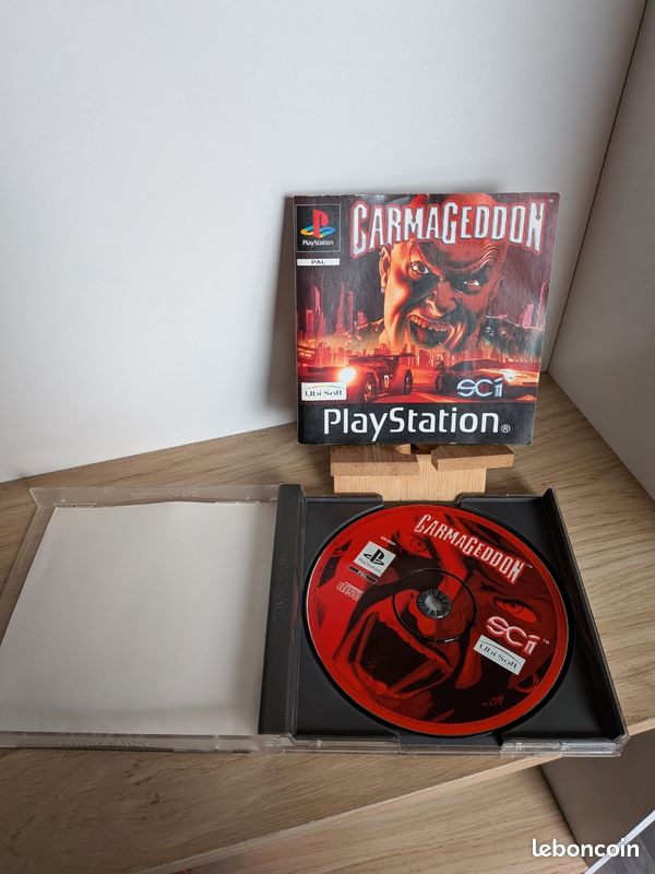 Boîtier Et Livret Carmageddon PS1 – Jeu Non Inclus, Bon état
