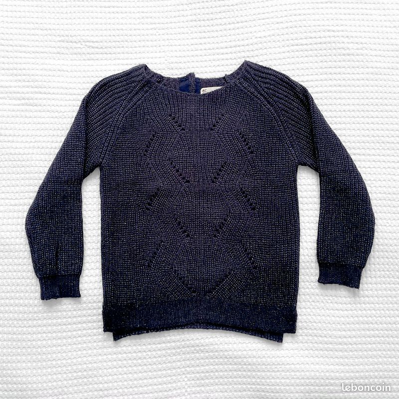T-shirt Fille Zara En Coton Bleu Taille 8 Ans - "You Are Golden"