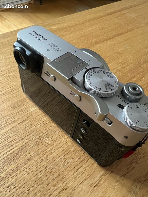 Support Pouce Métal Haoge Pour Fujifilm X100VI Et X100V - Améliore La Prise En Main Argenté