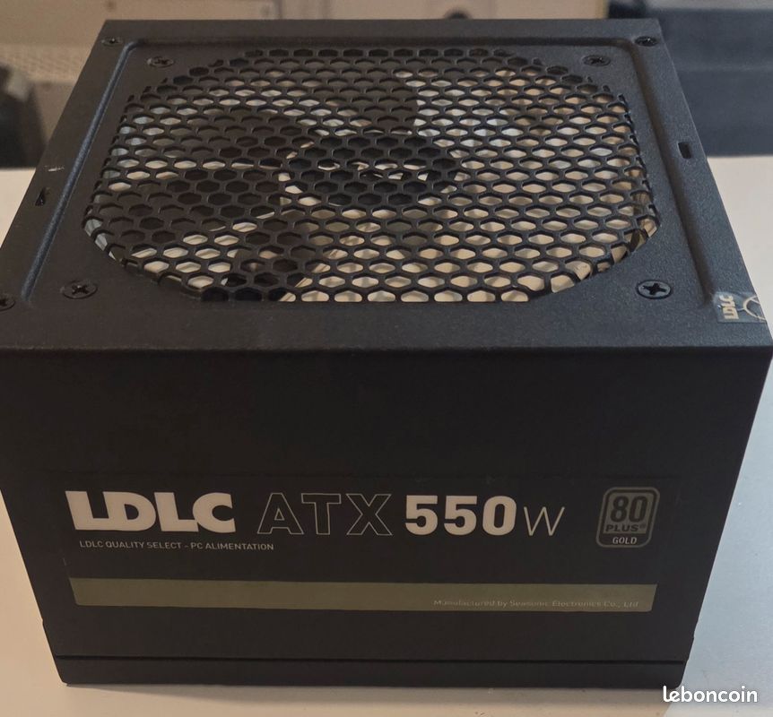 Alimentation PC LDLC US-550G ATX 550W 80 Plus Gold modulaire (image 1)