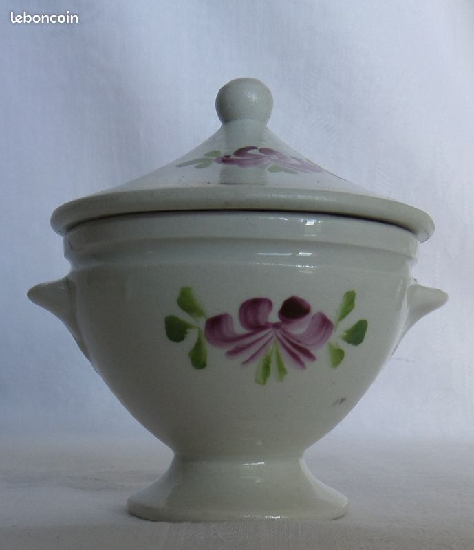 Ancienne Dinette En Porcelaine Fleurie Pour Poupée – Collection Enfant Vintage