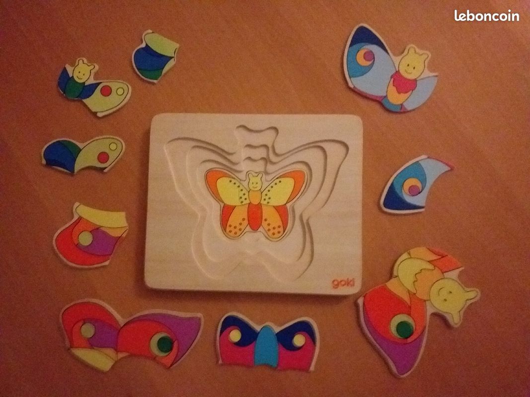 Puzzle Papillons en bois (image 2)