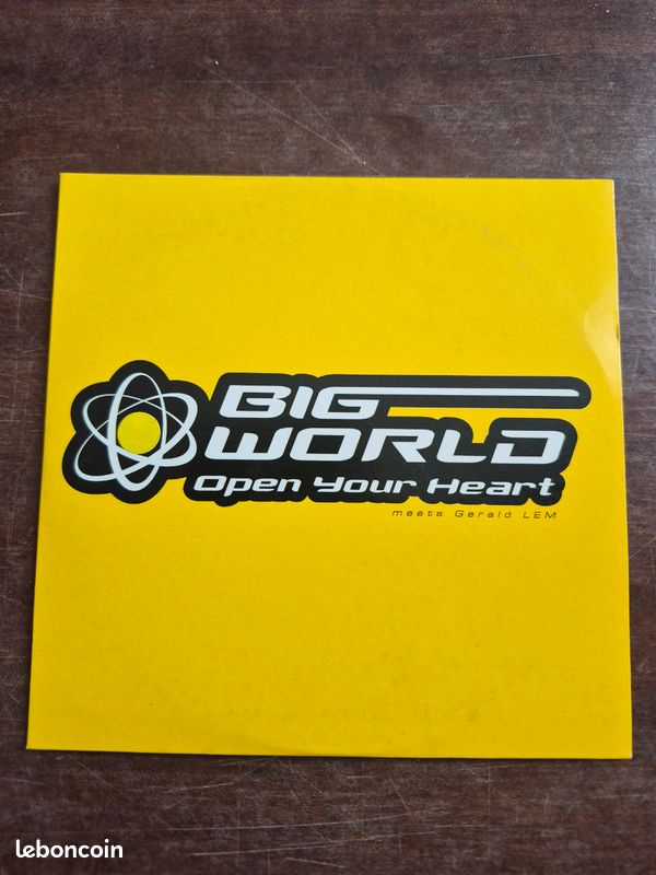 Cd 2 titres " open your heart" de big world (image 1)