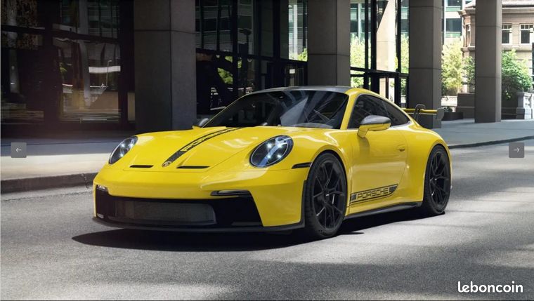 PORSCHE 911 GT3 2022 JAUNE