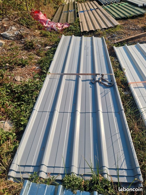 50 m2 toles gris souris bac acier neuve détails dans l'annonce (image 2)