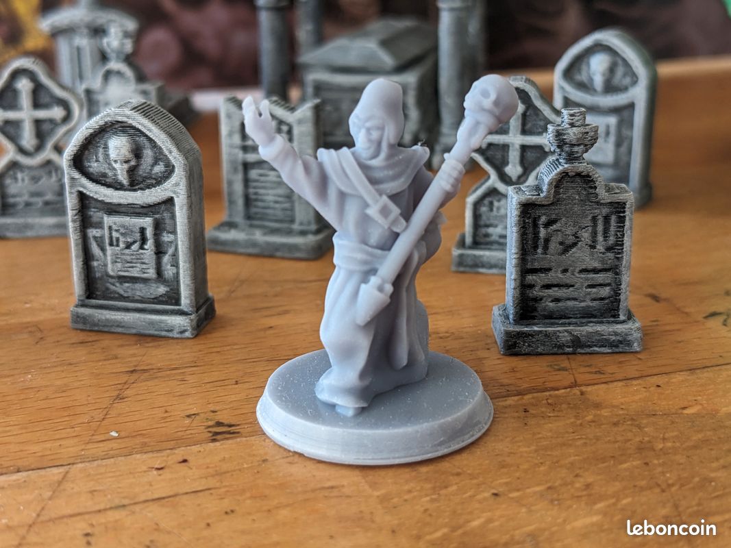 Groupe d'aventuriers n°7 lot de figurines format 28/32mm