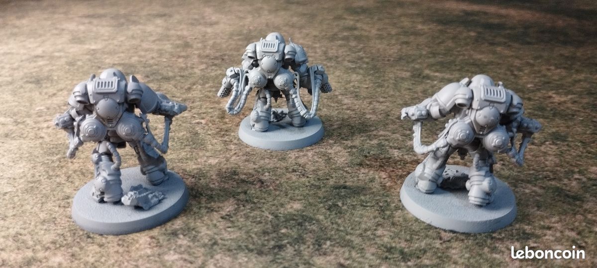 Warhammer 40000 3 Agressors Primaris Space Marines basés (image 6)