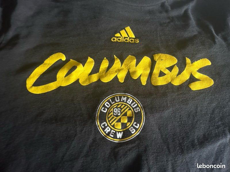 T-shirt Manches Longues Adidas MLS Columbus Crew SC Noir - Taille M petit (image 6)