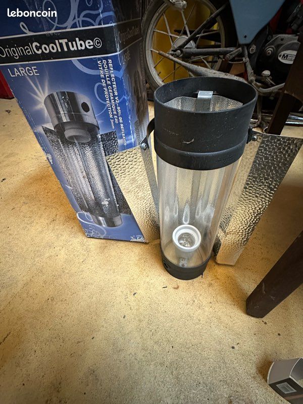 Réflecteur Dual Cool Tube -125mm - 2 lampes 400W douille E40