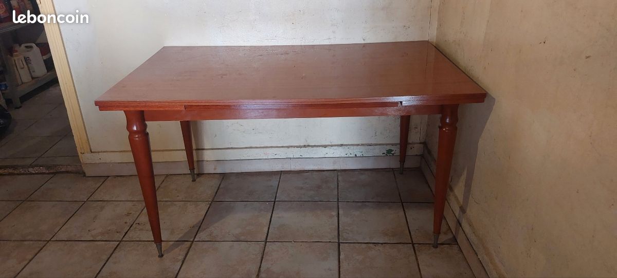 Table vintage avec rallonge (image 1)