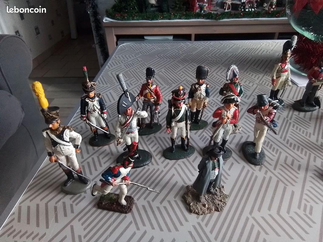 Figurine En Plomb (lead) Napoléon Empire - Marque Cobra, Occasion, Fabriquée En Italie