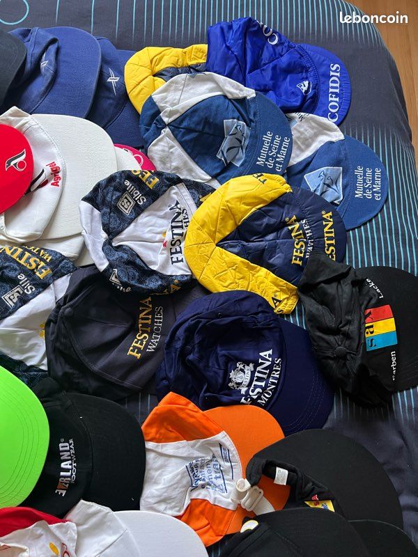 CASQUETTE CYCLISTE CAP VELO CYCLISME VINTAGE TEAM SPONSOR COFIDIS TOUR