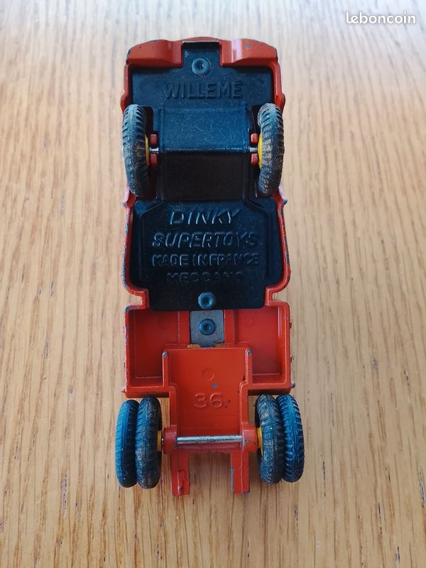 Dinky Toys Camion Willemen 36 Supertoys + Remorque – Vintage, Collection (manque Tiges)