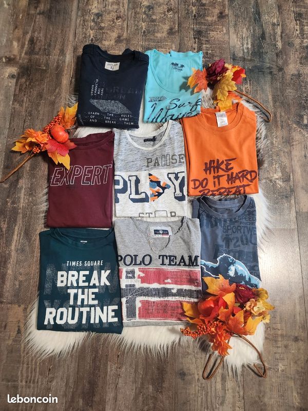 Lot vêtement enfant garçon taille 14 ans kiabi Vêtements