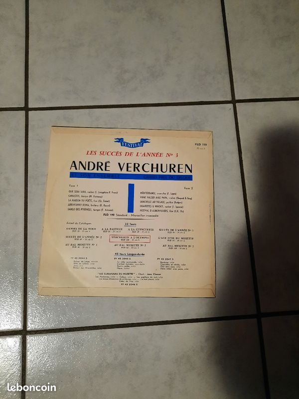Disques 33 tours andre verchuren (image 6)