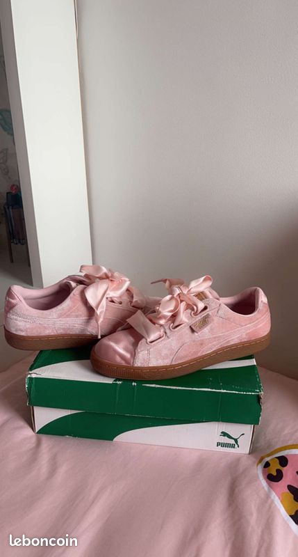 Basket puma rose poudrée (image 1)