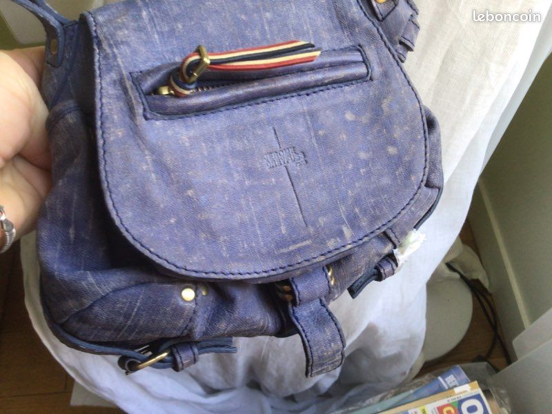 Sac Jérôme Dreyfuss mini Twee bleu (image 1)