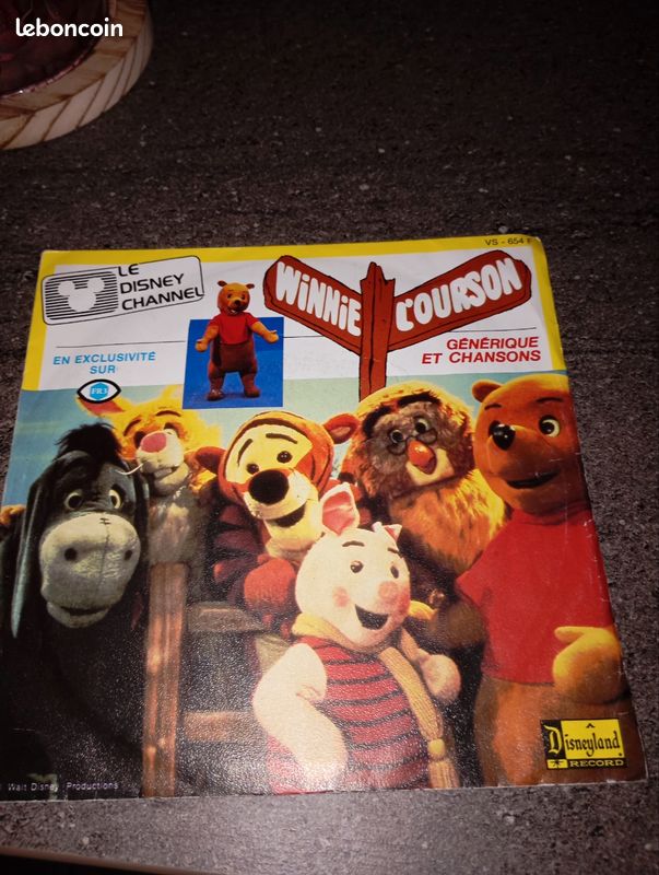 Disque vinyle Winnie l ourson (image 1)
