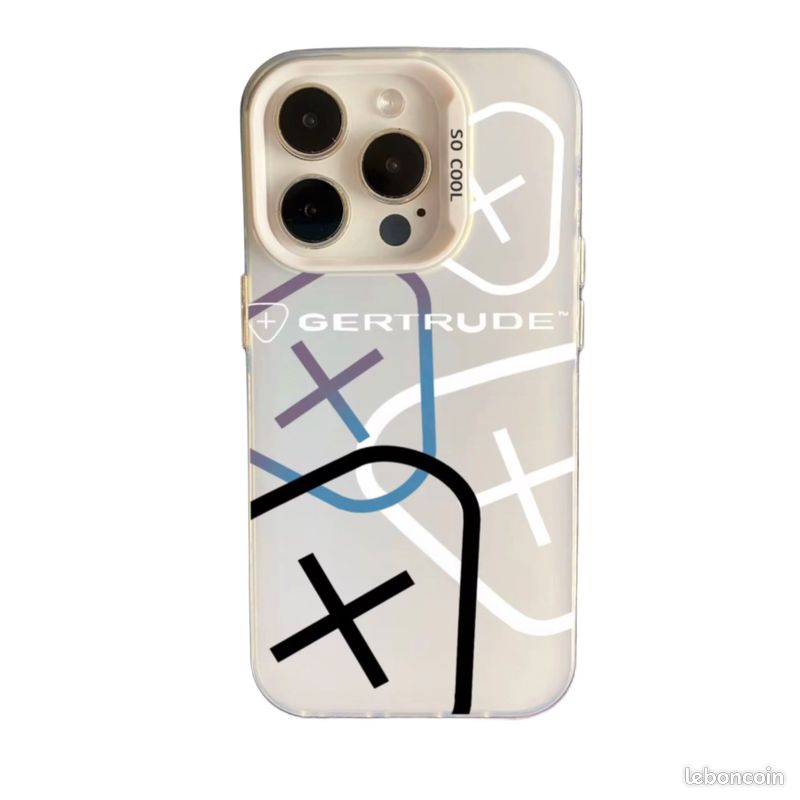 Coque iPhone 14 Plus Silicone Icon Bleue Puro