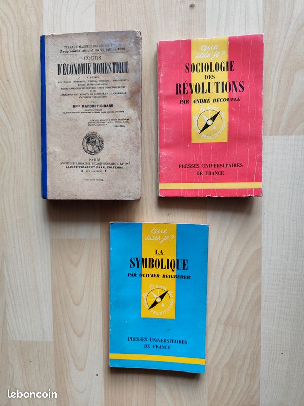 Cours d'économie domestique Marchef et autres livres (image 1)