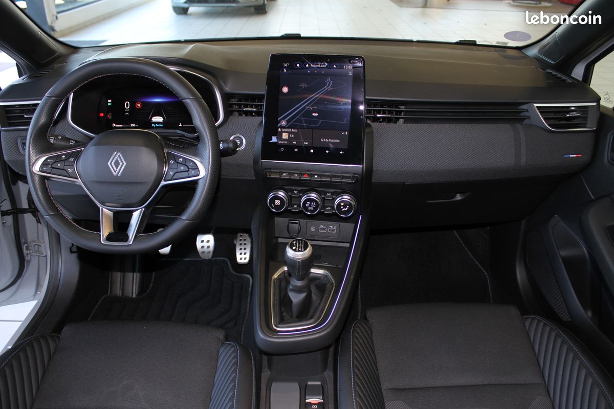 Renault Clio 1.0 Tce 90 ch Esprit Alpine ( Gris Rafale / 1er Main / Android Auto /Camera de recul) (image 3)