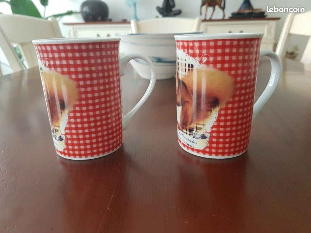 Lot 2 mugs Orval Les petites enquêtes de l’écureuil Croque Noisette (image 3)