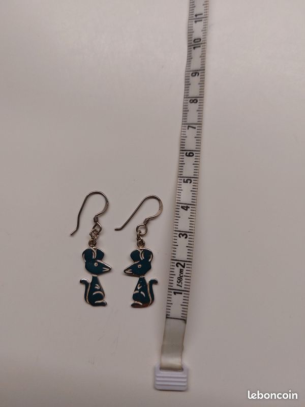 Boucles d'oreilles souris (image 3)