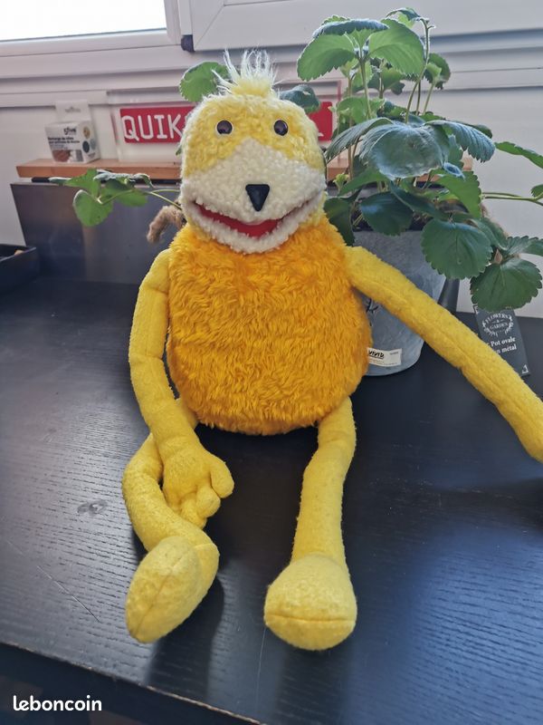 Peluche Flat Eric Mr Oizo - VIVID LANSAY 1999 - jouets rétro jeux de