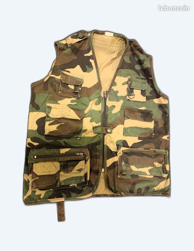 Gilet de Pêche Doux pour Hommes 4 Poches Séchage