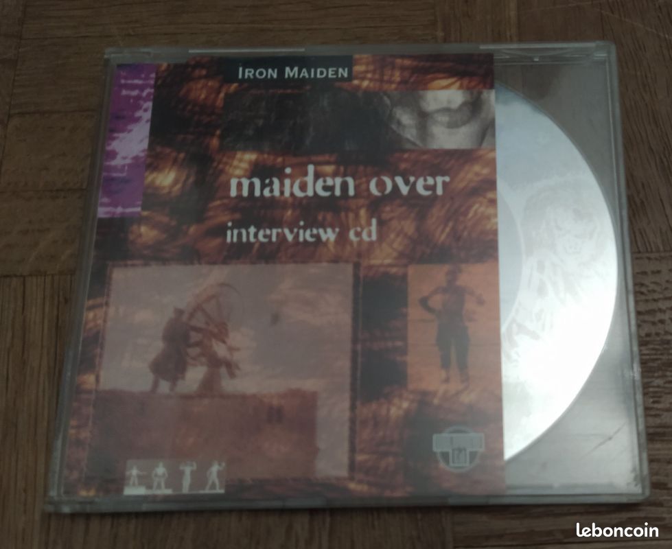 Iron Maiden - Maiden over cd interview holoview (image 1)