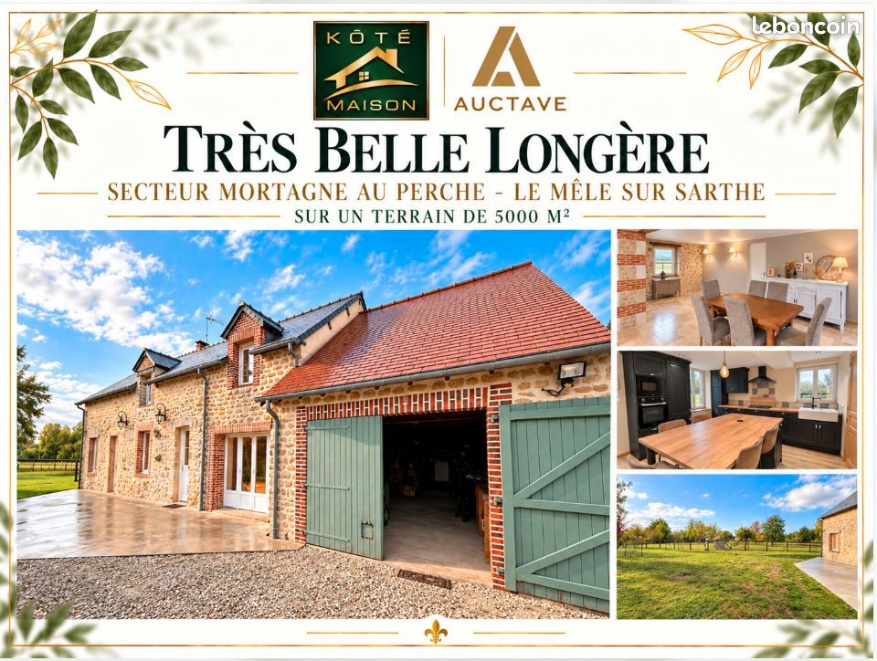 Maison 5 pièces 142 m² · à Mortagne-au-Perche · 142 m² · 261 000 €